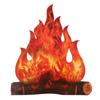 Fire Party Decor Torch Halloween Decoration Artificial Bonfire Paperboard Campfire Cardboard Flame