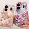 Clear For Realme GT Neo 5 Case RMX3706 Cute Cat Fashion Butterfly Funny Painted Casing For Real me GT Neo 5 Cover