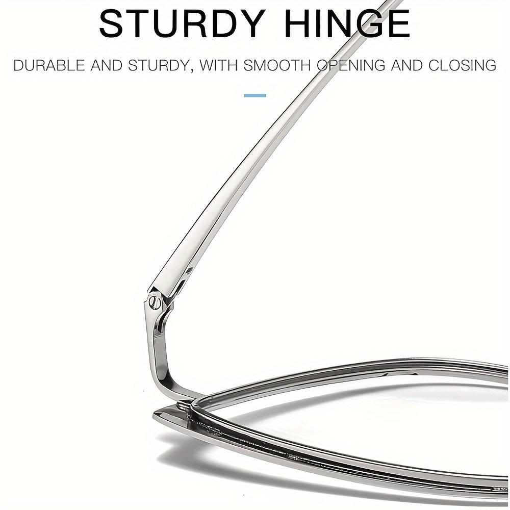 1 Pair Of New Color Changing Anti Blue Light Glasses Metal Cat Eye Holder Women'S Fashionable Glasses