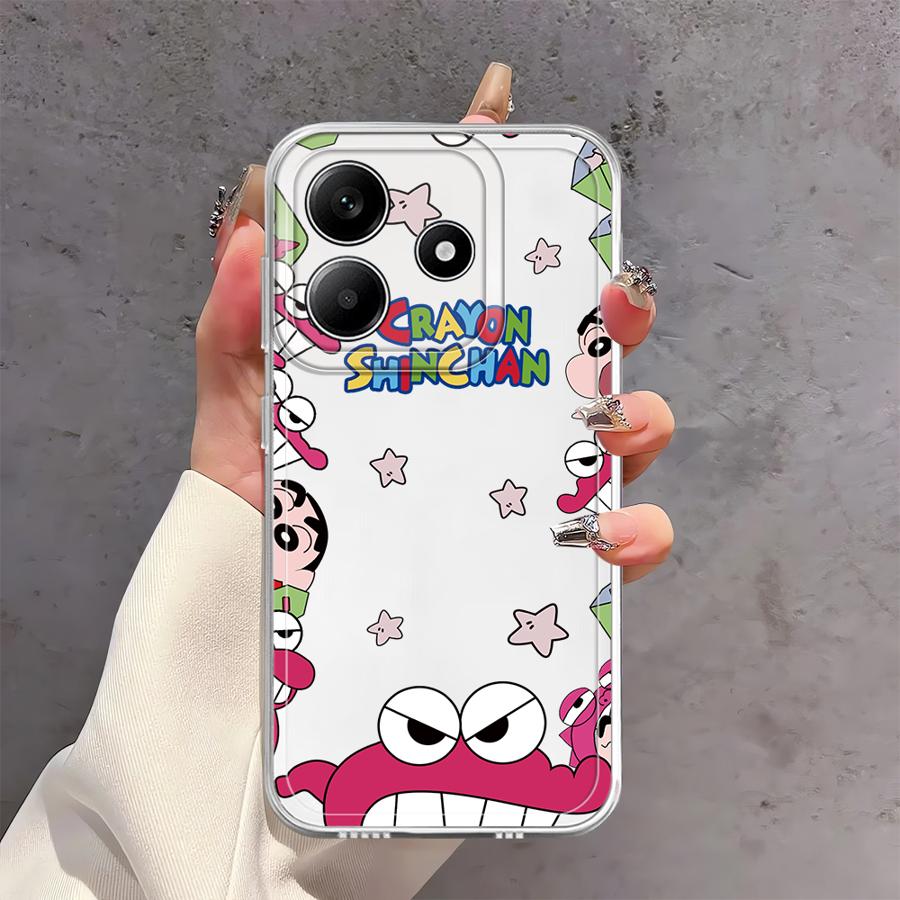 

Soft Phone Cover Case for Xiaomi Redmi Note 14 Pro Plus 9 10 14C 11S 12S 12 11 10S A4 Note 13 13C Cartoon Crayons Shinchan Redmi Note 12 Pro 4G