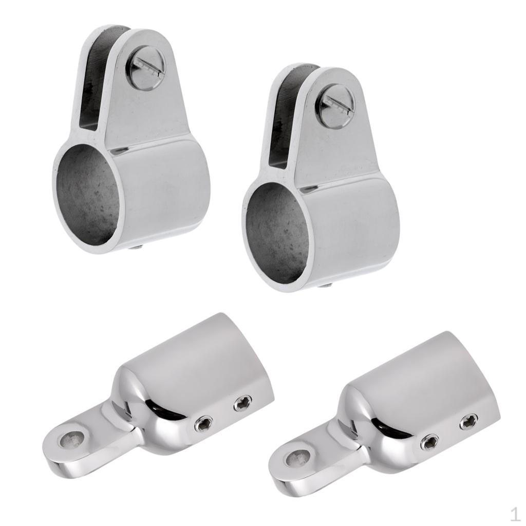 

Топ для лодки/ Тент Нержавеющая сталь 316 22 мм 2 шт. Труба/ Заглушка с проушиной и Слайдер с кулачковым зажимом