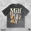 Unisex Ik Hou Van Katachtigen Vintage T-shirt Grappige Kat Meme Grafisch T-shirt Retro Kattenliefhebber Shirt Humor Huisdier Dier Cadeau Unisex