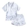 Kids Silk-like Loungewear Set Toddler To Big Kids