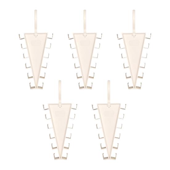 Double-Sided Clothes Hanger with 12 Hooks Open Hook 5pcs