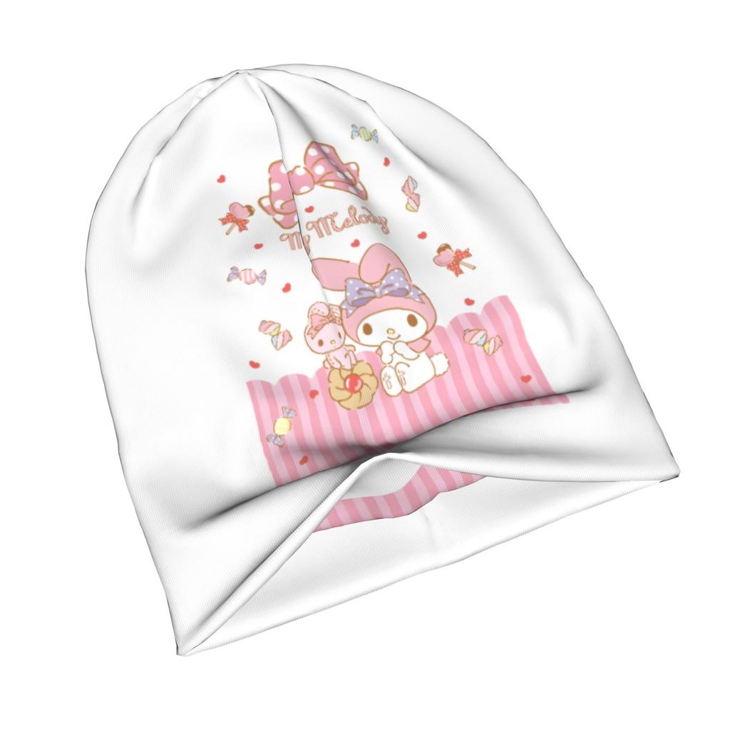Candy Themed My Melody Modern Adult Beanie Designed to with Laid Back Street Style or Elevate Simple Outfits with Understated Edge