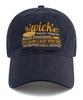 Wig Again Tomorrow Cotton Peach Ball Cap - Navy