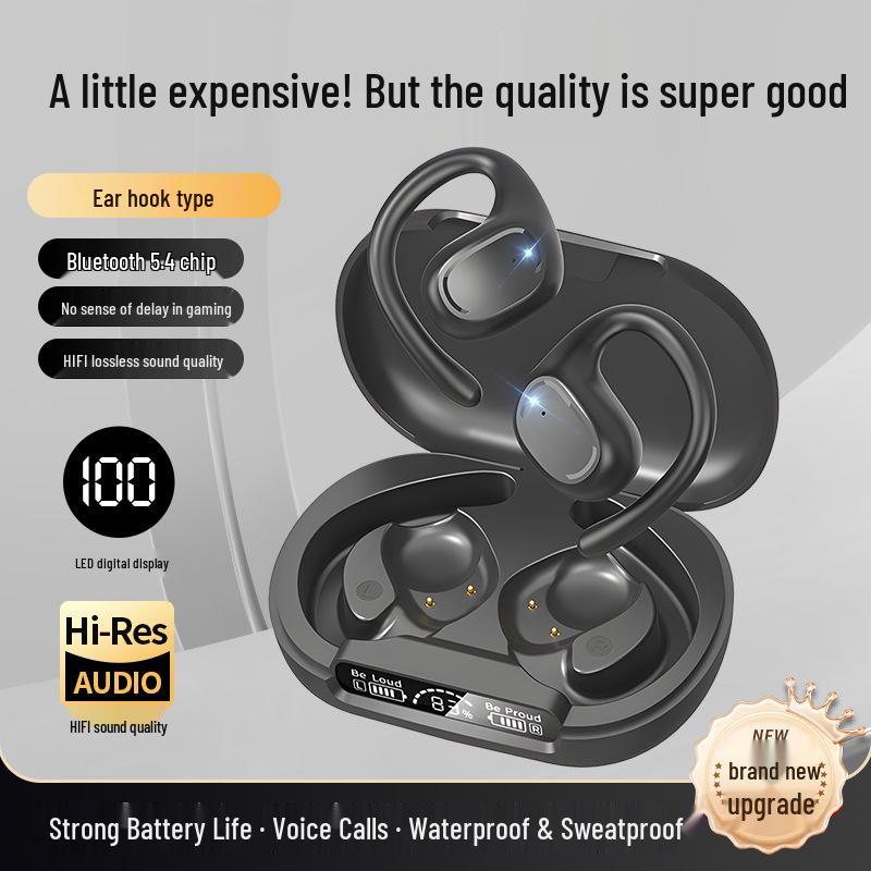 

New 5.4 Stereo Wireless Bluetooth Sports Earbuds with Ultra-Long Battery Life Skin Color