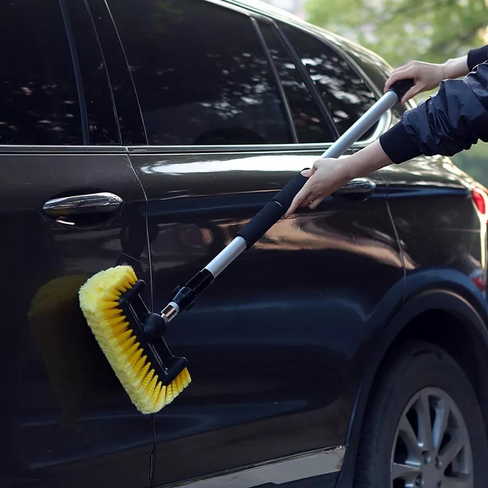 Reliable 10 Inch Vehicle Wash Brush with Nylon Bristles for Long Lasting Use