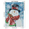 Stickerei Schneemann Diamant Malerei voller runder Harz Diamant Kreuzstich Handarbeiten Weihnachtsgeschenk