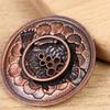 1/2/3/4Pcs Golden Toad Incense Diffuser Incense Stick Holder Metal Zen Lotus Buddha Incense Burner Censer Buddhist Aromatherapy