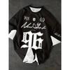 Men's T-shirt with digital street print pattern