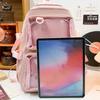 Zaino a Spalla in Nylon per Studenti Universitari X90D Itabag Giapponese Trasparente Grande Capacità Borsa Scolastica per Esposizione Spille Anime