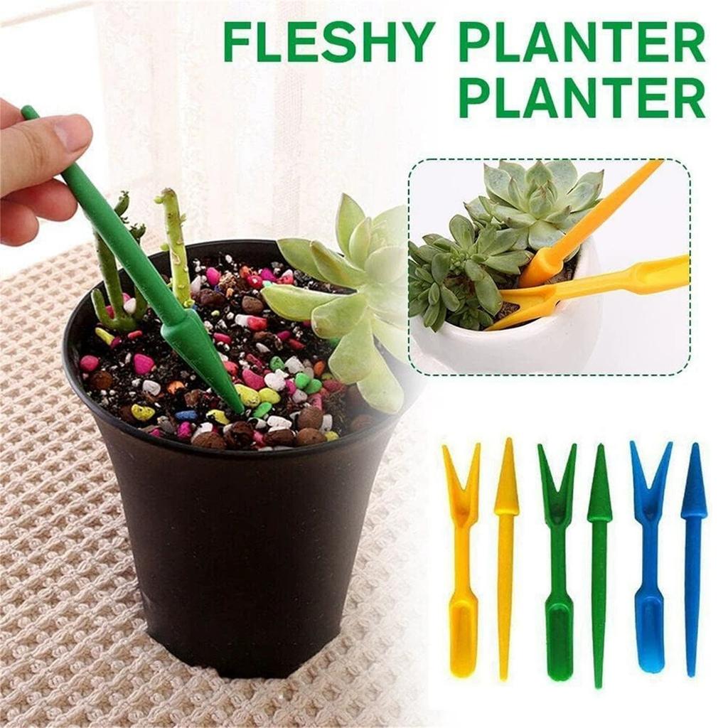  Plant  Shovel, Garden Transplanting Tool, Manual Seeder and Soil Hole Puncher, Small Hand Tools for Planting  and Gardening