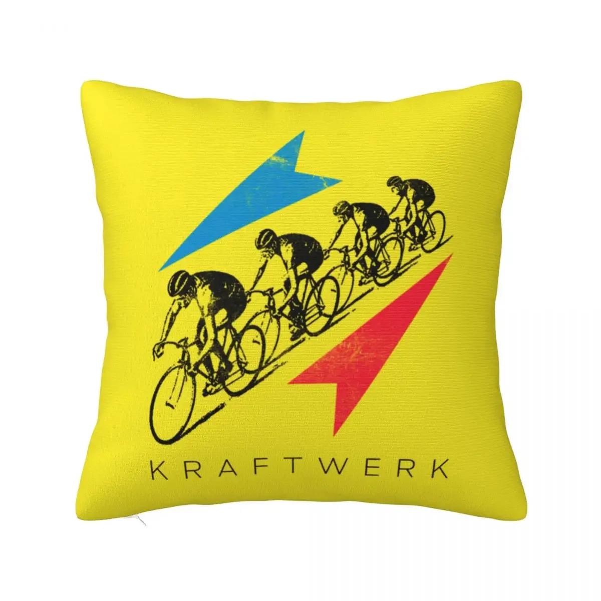 

Kraftwerk Ретро Оригинальный Дизайн Фан-Арт Наволочки Чехол на Подушку для Сиденья Милая Декоративная Наволочка 66x66cm