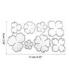 Floral Cutting Dies Embossing Die Cuts Template for Kid Gift Card Making DIY Paper Craft Scrapbooking Photo Album