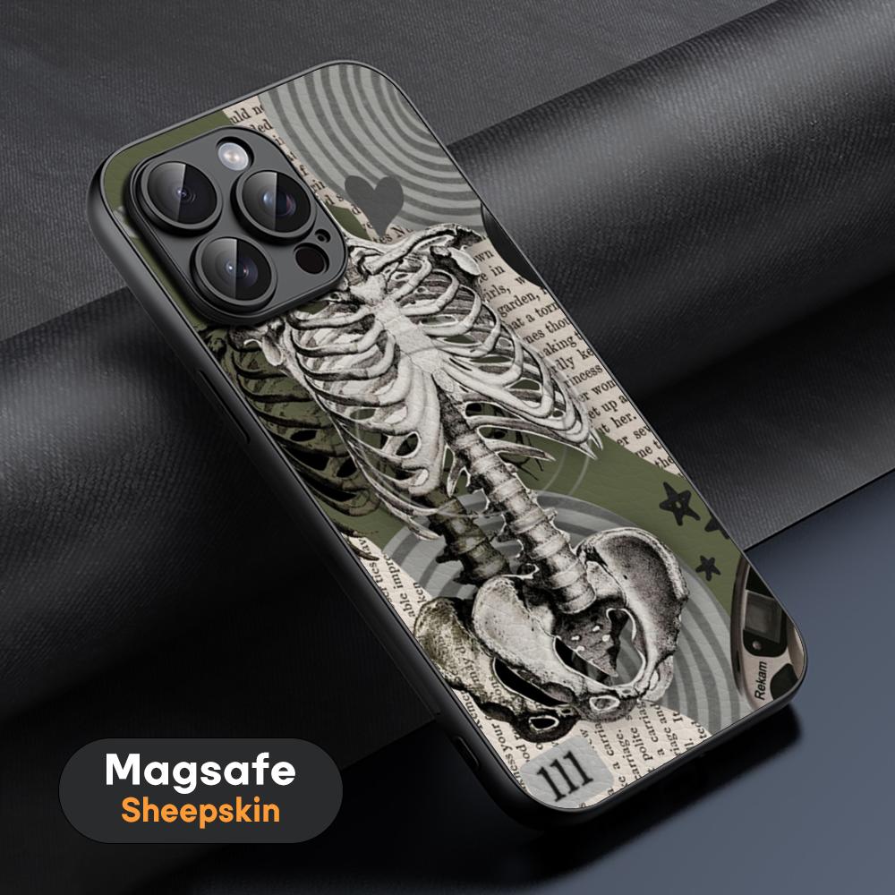 Cool Body structurES Hot NEW Phone Case For iPhone 16 15 14 13 12 11 Plus Pro Max  High-end Luxury Magsafe Sheepskin