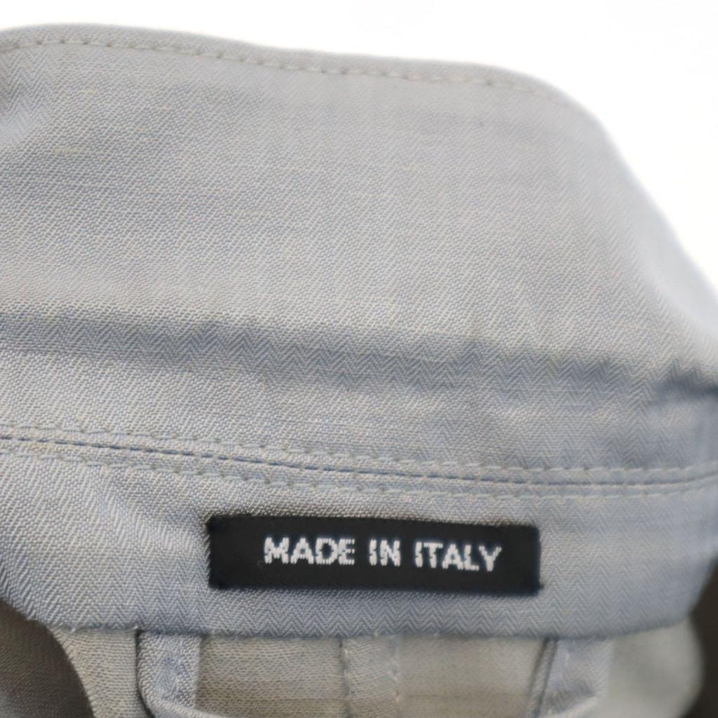 Giorgio Armani Made In Italy Linen Blend Herringbone Pattern Tailored Jacket Men's Used