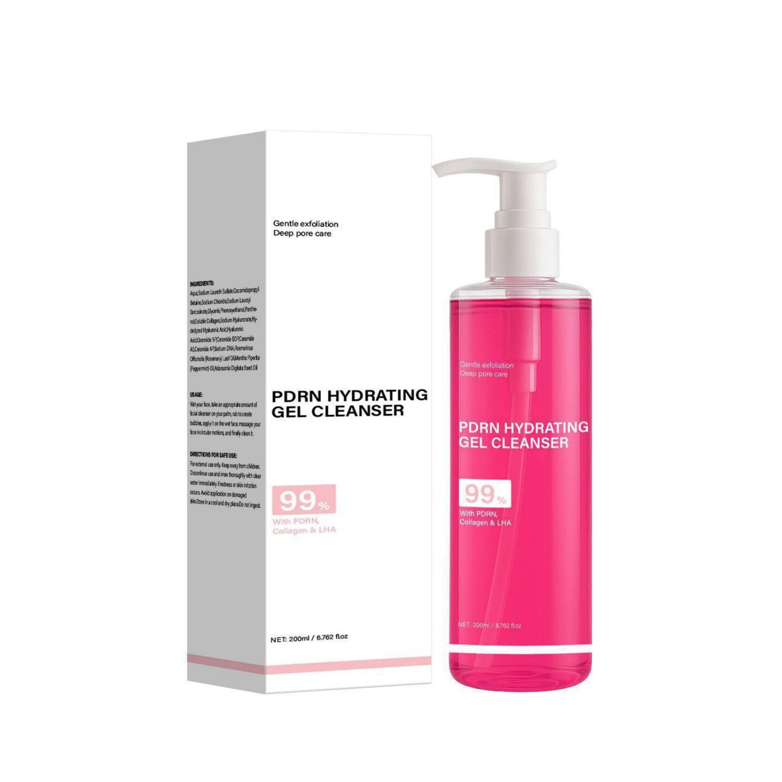 

Cleanser Shrink Pores Blackhead Remover Brightening Skin Rejuvenation Oil Control Nourish Face Wash Foam Face Cleanser 200ml One Size