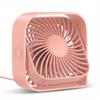 USB Desktop Small Fan Mini Desktop Ultra Quiet 3-speed adj High Power Removable Fan for Office Outdoor Library Dormitory