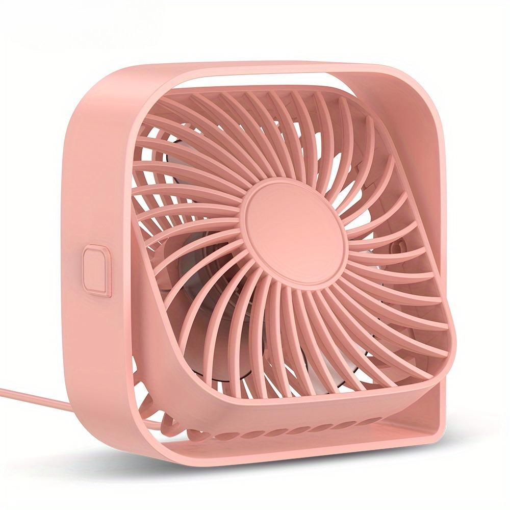 USB Desktop Small Fan Mini Desktop Ultra Quiet 3-speed adj High Power Removable Fan for Office Outdoor Library Dormitory