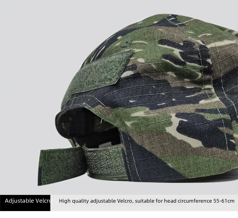 Grenzüberschreitende Camouflage-Baseballkappe mit Maske für Outdoor, Jagd, Angeln, Sonnenschutz und taktischen Einsatz