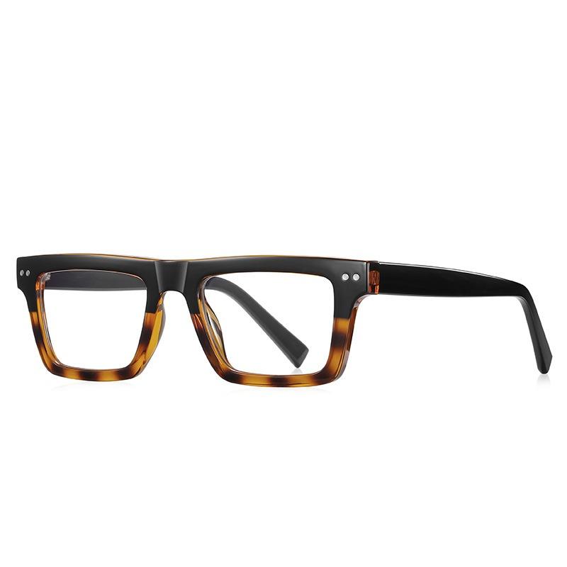 TR90 Quadratisches Brillen Gestell Anti Blaulicht Lesebrille Altersweitsicht Brille Optische Brillen für Mann