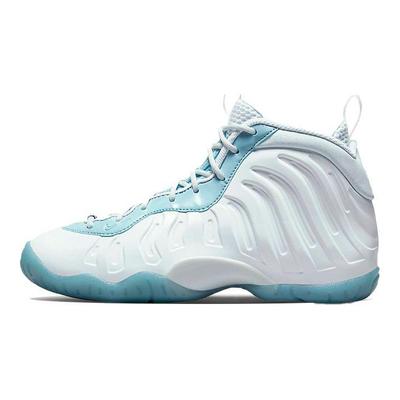 Little Posite One GS Aura Abgenutztes Blau Weiß Kinder Sneaker DM1090-400