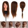 24   Mannequin Head with Clamp Holder for Braiding Hair Styling Practice Manikin Head for Hairdresser Professional