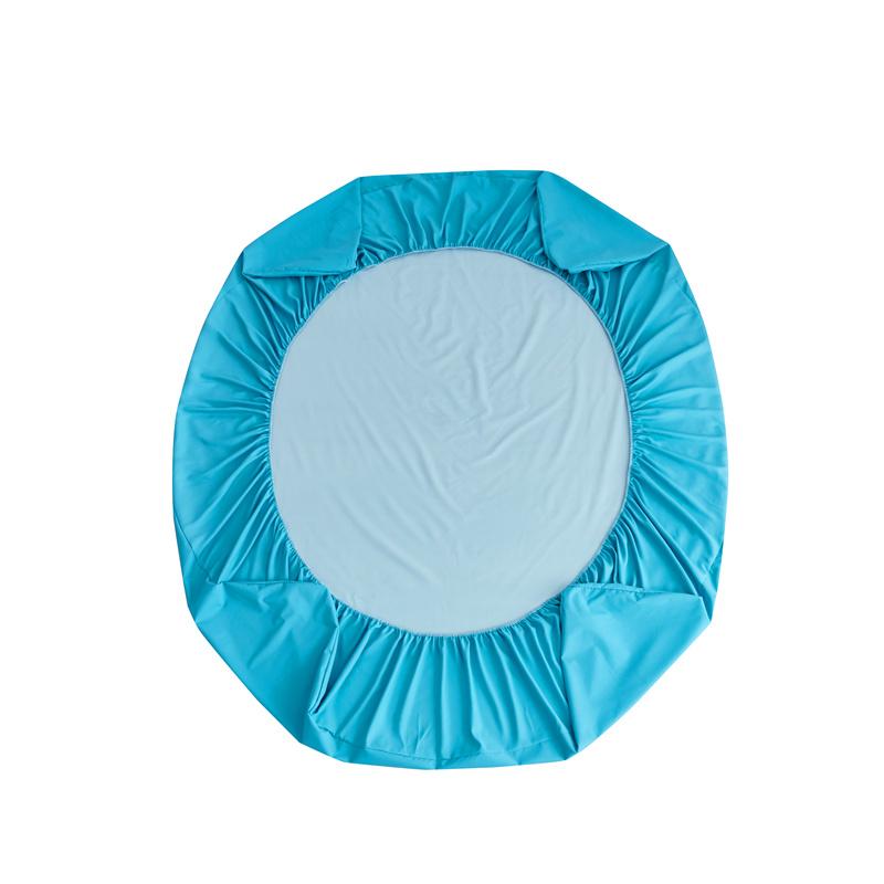 Safe Waterproof Mattress Cover Soft Comfortable Breathable Bed Cover with Elastic Band Fit Machine Washable Single Double Size