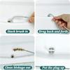 Portable Refrigerator Drain Cleaning Dredge Tool Drain Hole Kit Wash Brush Suction Syringe Hose Home Fridge Cleaner Sticks