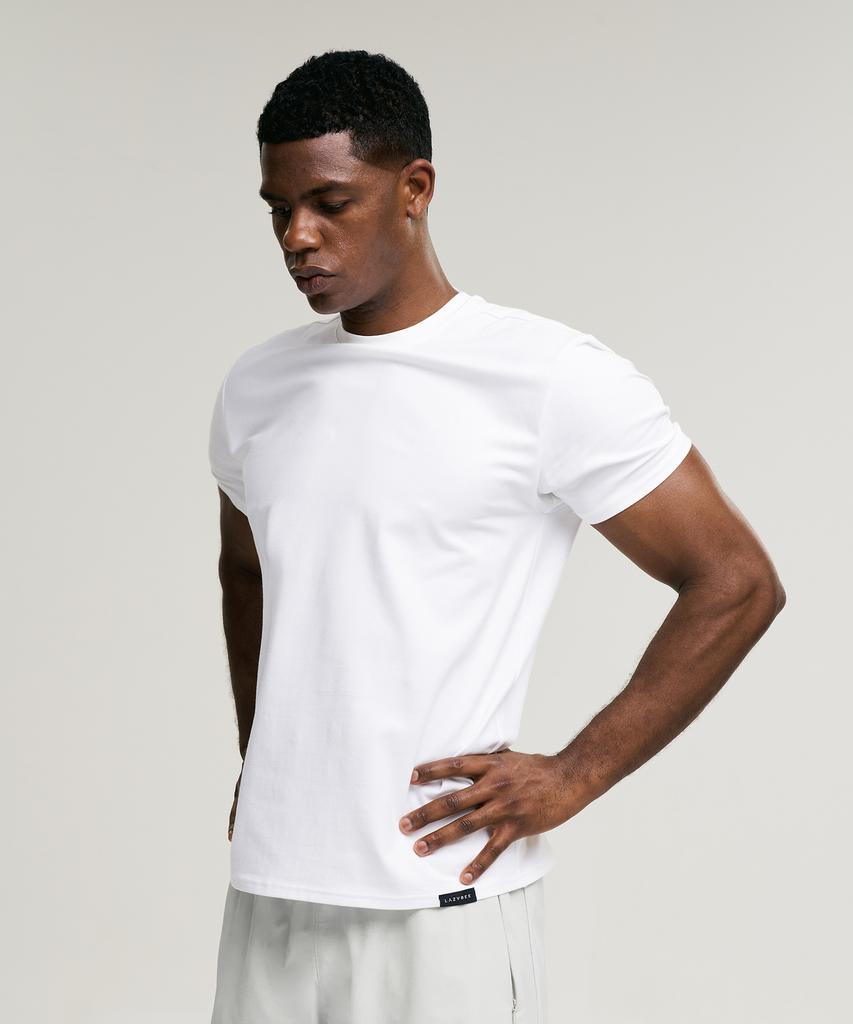Leijibi [3Pack] Fresh Cotton Muscle Fit Short Sleeve T-Shirt (6 Colors) (Type A)