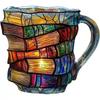 Stapelbare Buchförmige Harz-Kaffeetasse Dekorative Schreibtischverzierung Modern Minimalistisch Heimbüro Geschenk