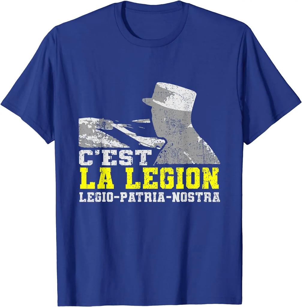 France Army Légion Etrangere Troupe TShirt Short Sleeve Casual Cotton ONeck Summer Men TShirt