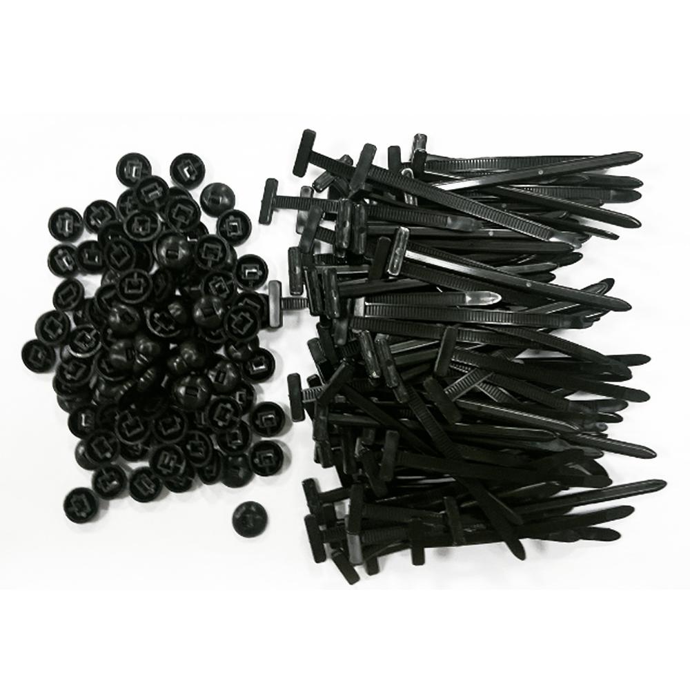 30/50/100 Pieces of Nylon Zip Ties, Car Organizing Clips and Fasteners, Portable Fixed Zip Ties Forcar Trunk Fenders and Fenders