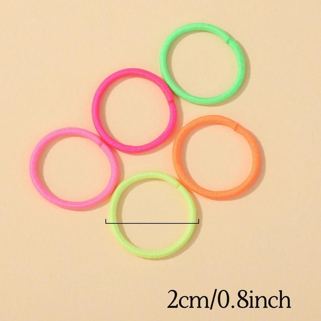 100/200/300 Stück Haarschmuck Mädchen Gummibänder Scrunchy Elastische Haargummis Kinder Baby Stirnband Dekorationen Haargummis