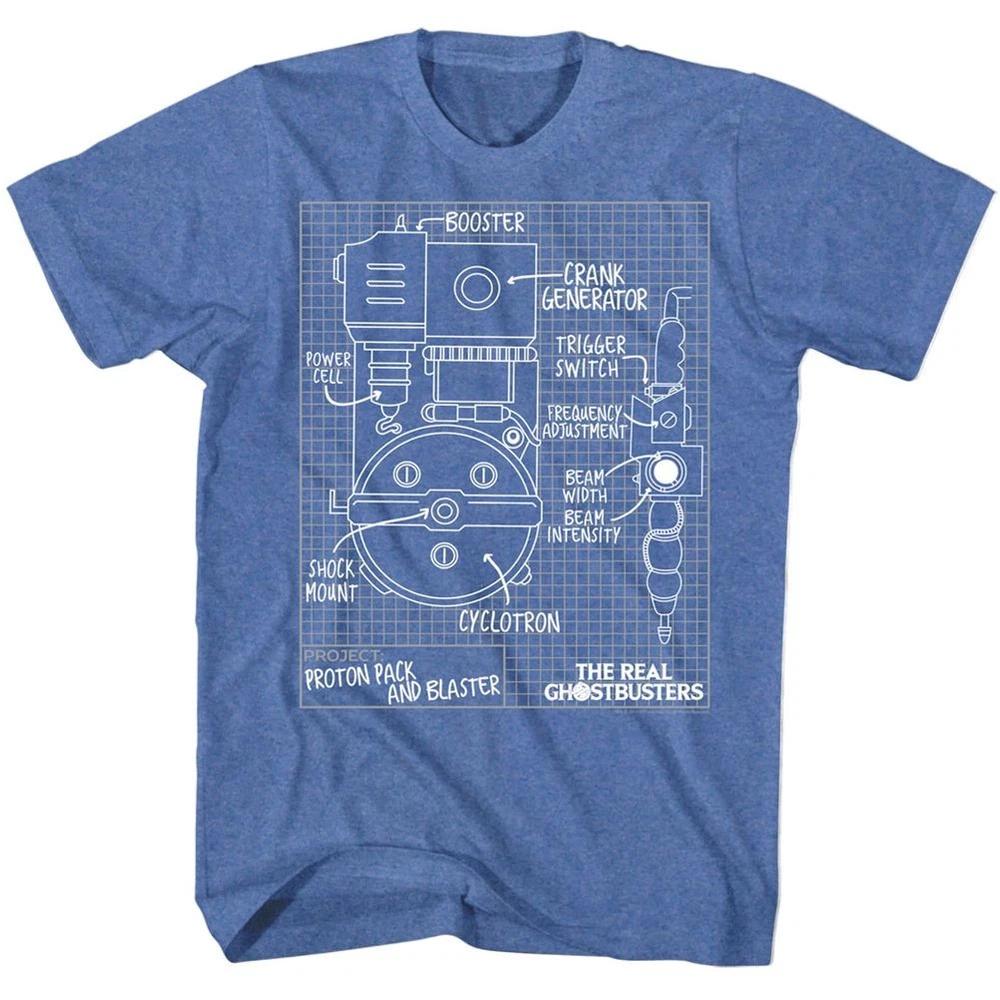 The Real Ghostbusters Blueprints Tshirt S