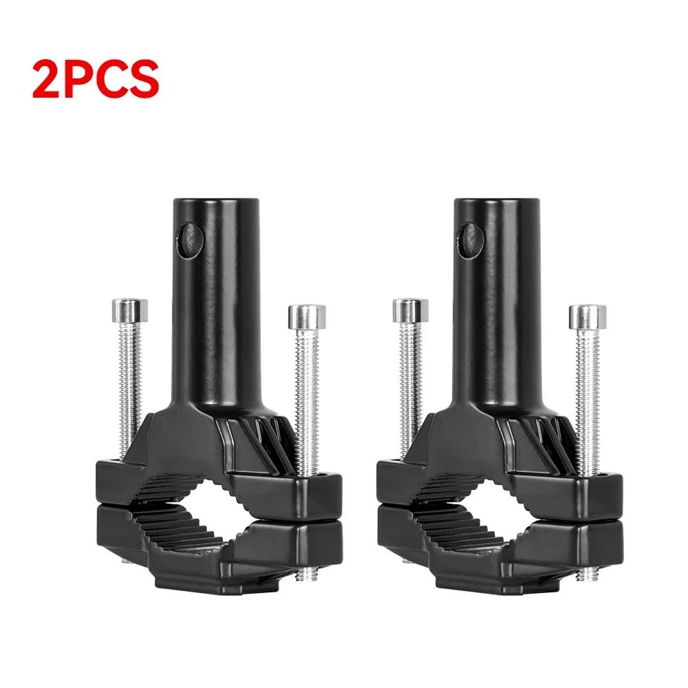Motorcycle Mount Bracket Fixed Holder Universal Aluminum Alloy Fog Light Stand Repair Parts Easy Installation Stable Performance