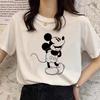 Retro Cartoon Womens Tshirt Mickey Mouse Harajuku Cotton Tshirt Fashion Womens Shirt Summer Top Short Sleeve Shirt