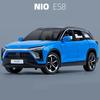 1/24 NIO ES8 SUV Alloy New Energy Car Model Diecast Metal Toy Vehicles Car Model High Simulation Sound and Light Childrens Gifts