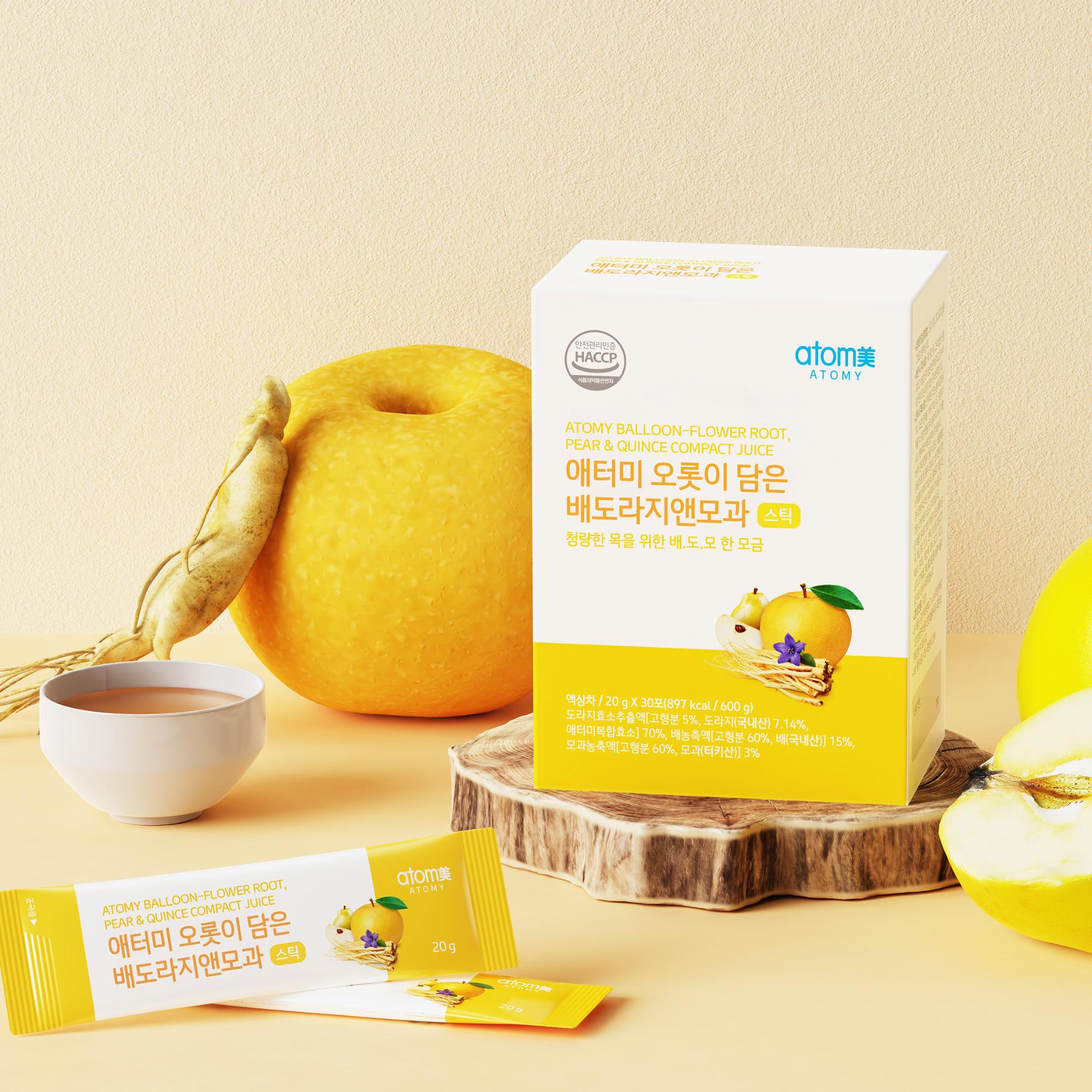 

Atomy Pear Blossom & Quince (20G, 30 Packets)