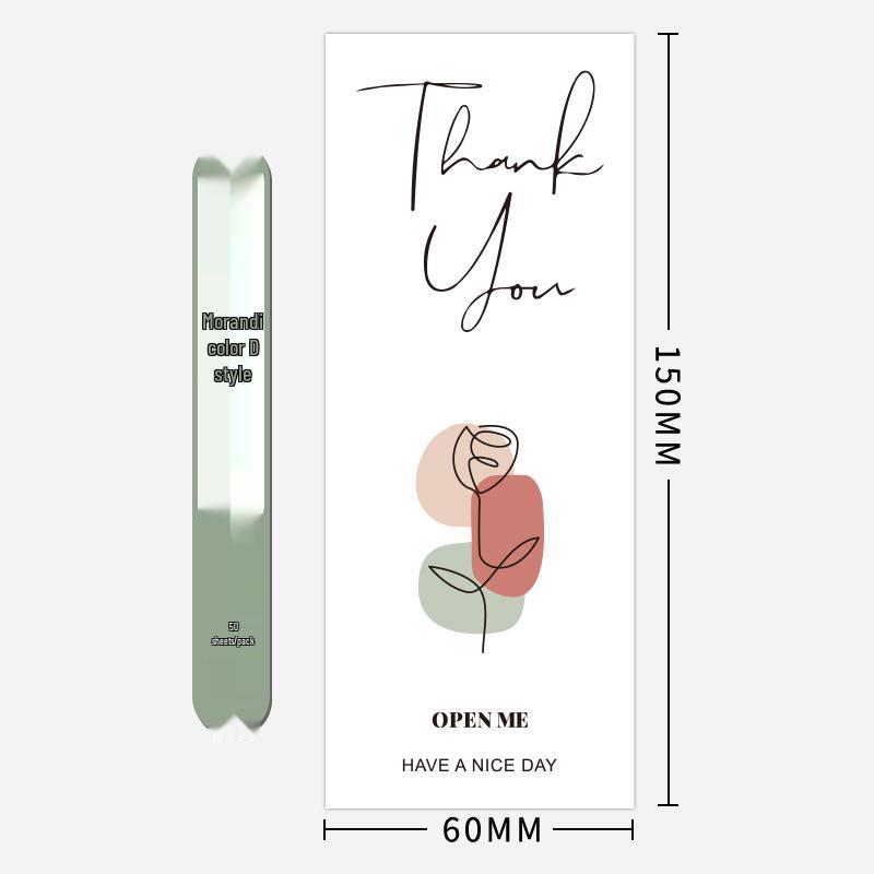 White Airplane Thank You Sealing Stickers for Gift or Cardboard Boxes