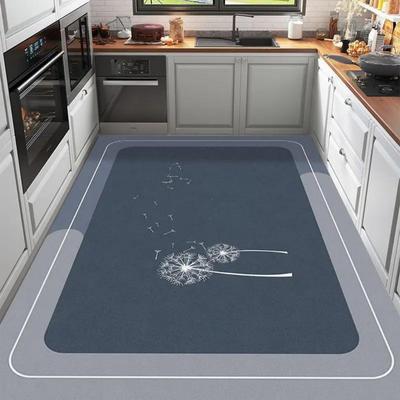 Kitchen Floor Mat Fully Covered With Anti Slip Home Carpet Can Be Wiped Absorbent Oil Absorbing Dirt Resistant Soft Cushion, Bathroom Mat