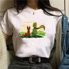 Nieuw Schattig Cartoon Aarde Ruimte Kleine Prins T-shirt Dames Mode Harajuku Kawaii Grafisch Bedrukte Kleding Tops T-shirt 90s T-shirt