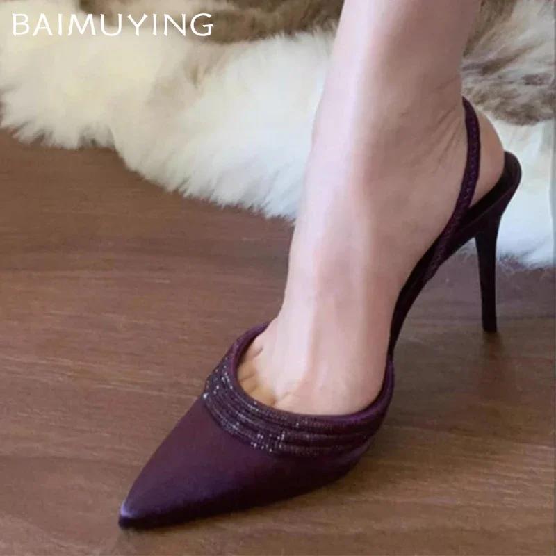 Spitze Zehen Damen High Heels Schuhe Stilettos Mode Sexy Lederschuhe Frau 2025 Trend Herbst Neue Marke Elegant Weiblich Zapatos