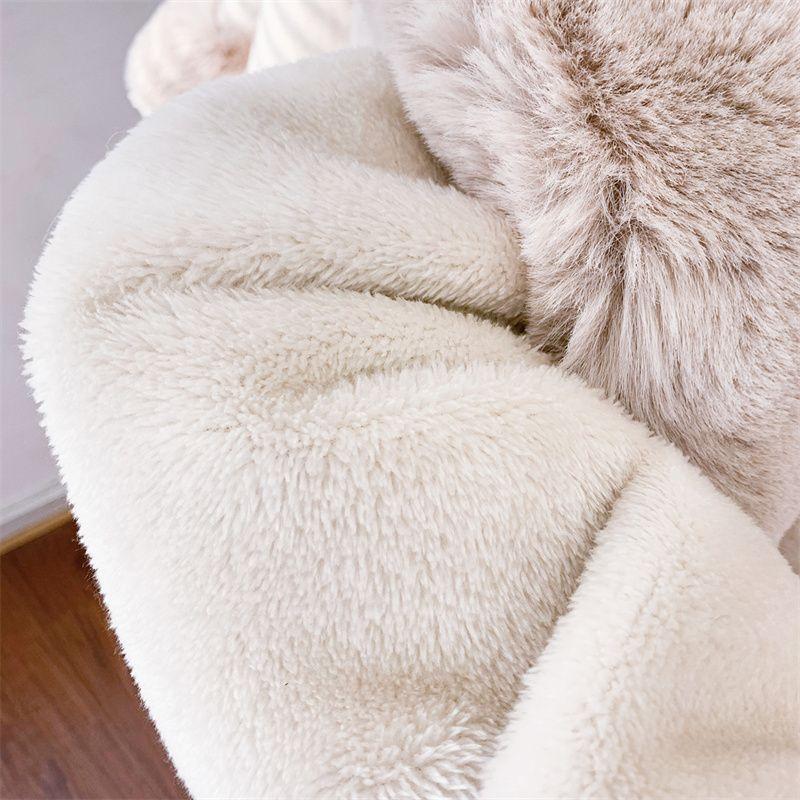 Fashion Retro Elegant Trims Mink Cashmere Fleece Cape Women Cheongsam Wedding Dress Shawl Cloak Short Coat Winter Autumn