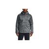 Under Armour Hooded Sports Fleece Thick Three-In-One Outdoor Hiking Waterproof Windproof Breathable Jacket Men Jackets Gray 1300663-012