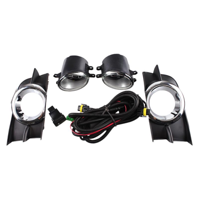 Toyota Vios 2009-2011 Fog Light & DRL Kit: Headlight & Bumper Assembly