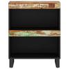 Side Table 60x33x75 Cm Reclaimed Solid Wood