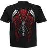 Spiral Reaperess (Unisex Black Short Sleeve TShirts) Medium