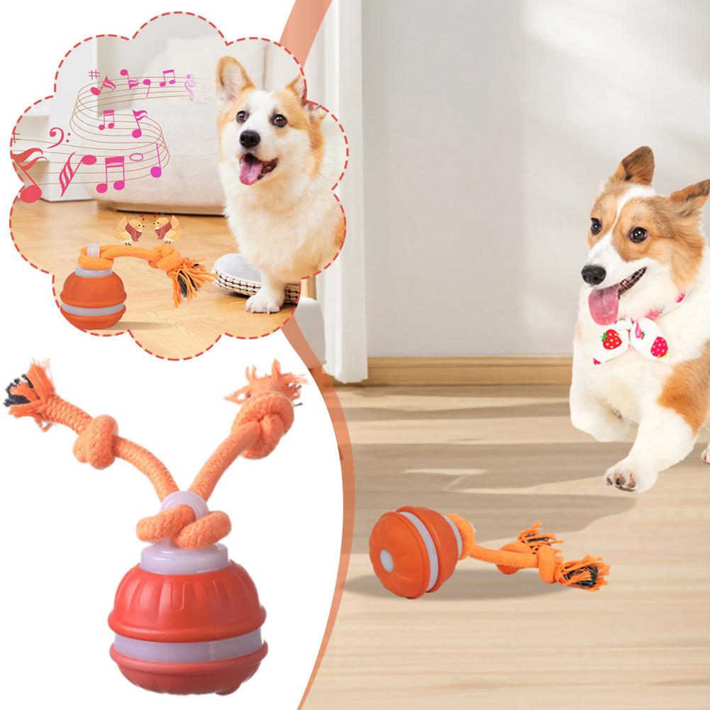 Pet Ball For Dogs Interactive Toys Motion Activate Rolling Ball For Puppy/Small Dogs Automatic Moving Toy Usb Rechargeable Toy
